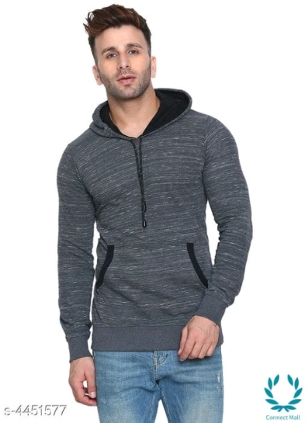 Trendy Men's Hooded Sweatshirts - XL